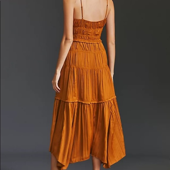New Anthropologie ruched slip dress - Picture 4 of 4